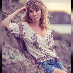 Denim & Supply Embroidered Top XS